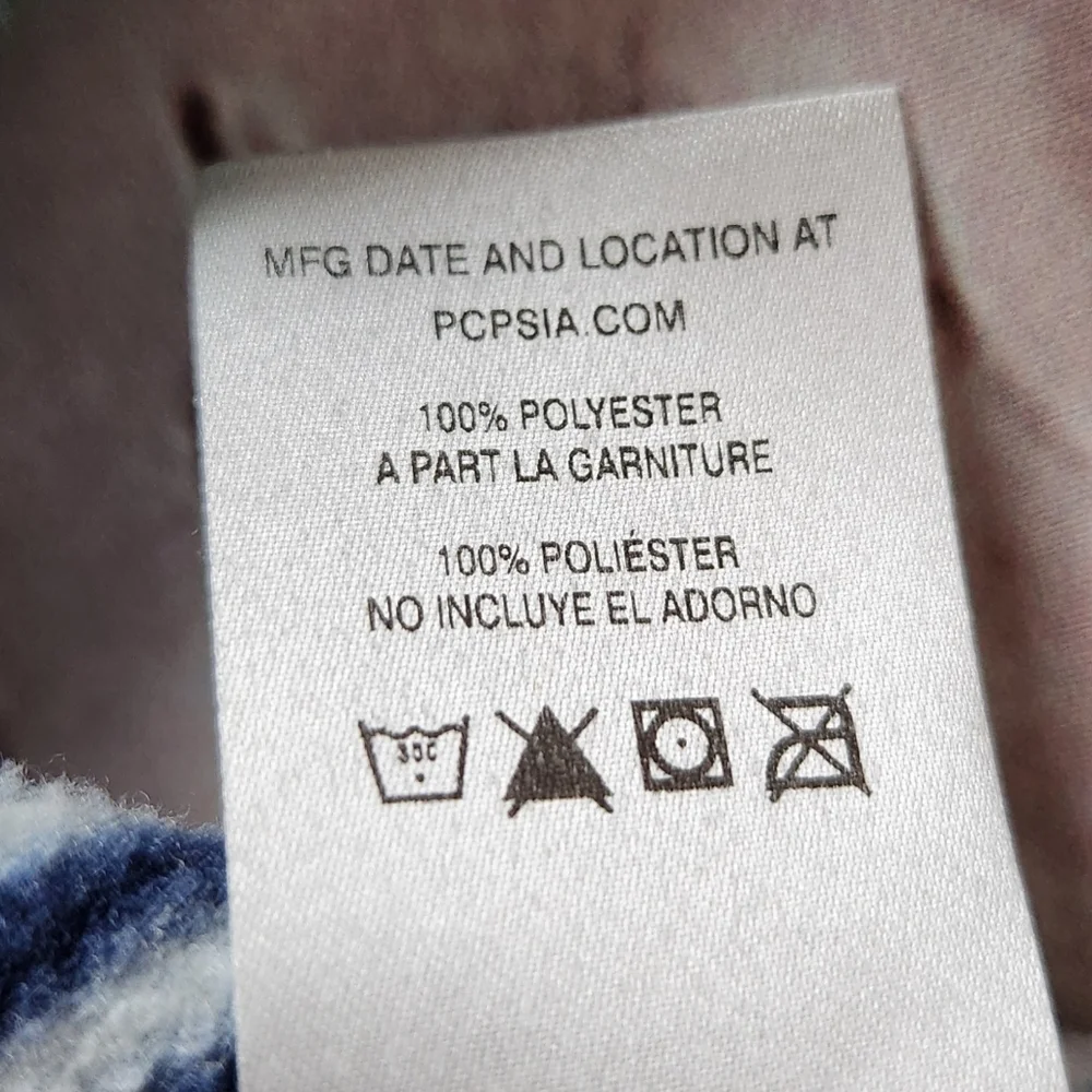 Patagonia "Synchilla Snap-T Fleece" Pullover Fitz Stripe Blue | Women's Size XL - Picture 9 of 12